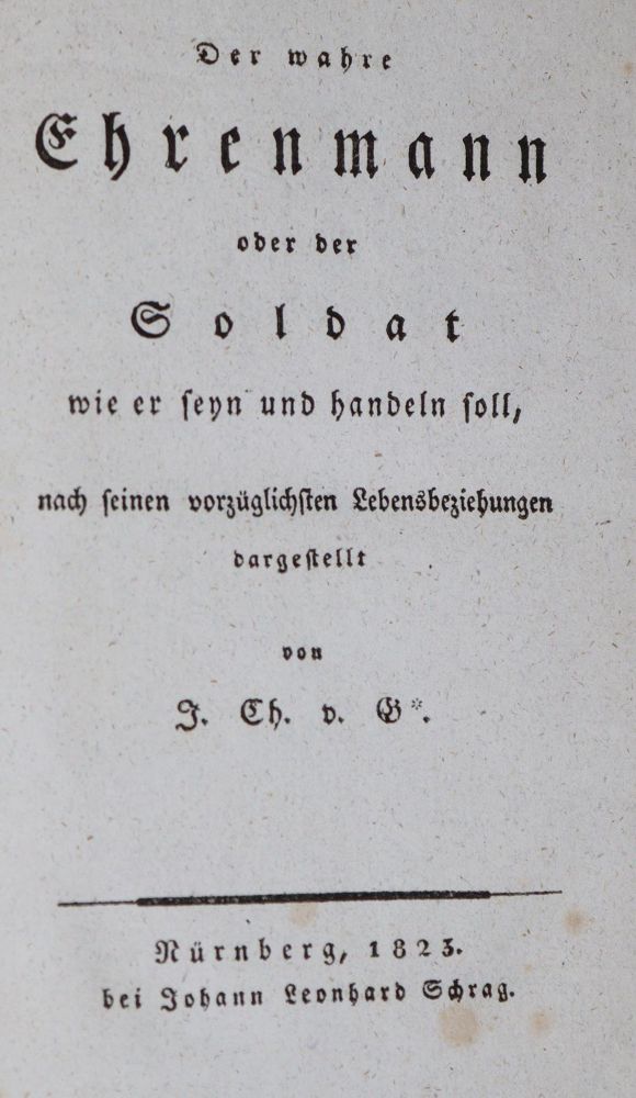 Große Abbildung Nr.1: 139-428 G(otthardt).J.Ch.v.: (Militaria)