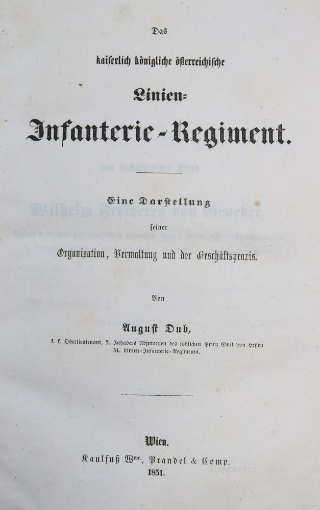 Große Abbildung Nr.1: 139-446 Dub,A.: (Militaria, Österreich)