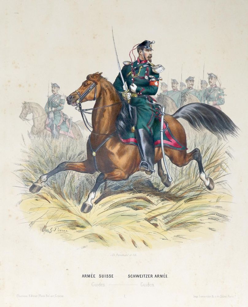 Große Abbildung Nr.1: 139-458 Perron,C.: (Militaria, Schweiz)