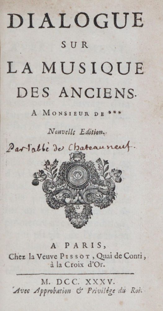 Große Abbildung Nr.1: 139-475 (Châteauneuf,F.de C. de).: (Musik)