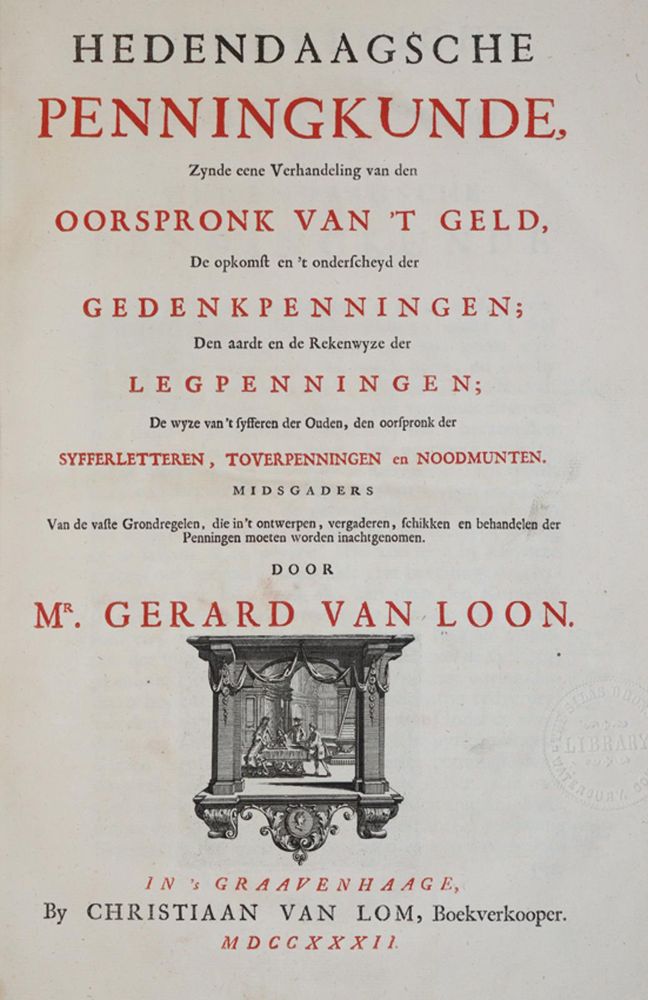 Große Abbildung Nr.1: 139-495 Loon,G.v.: (Numismatik u. Siegelkunde, Medaillen)