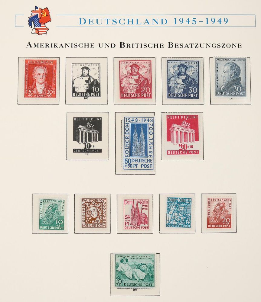 Große Abbildung Nr.1: 139-496 Briefmarkensammlung.: (Philatelie)