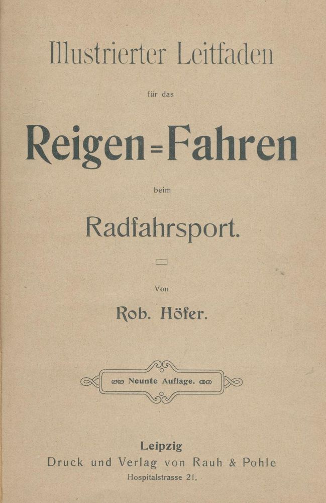 Große Abbildung Nr.3: 139-524 Höfer,R.: (Sport, Radfahren)