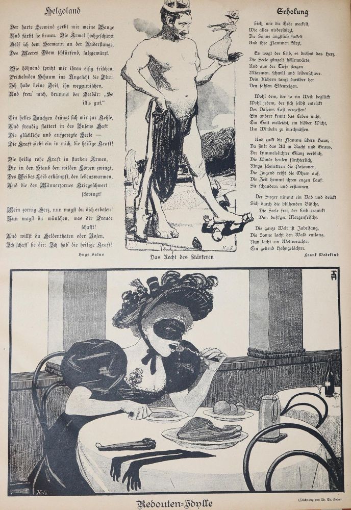 Große Abbildung Nr.2: 139-545 Simplicissimus.: (Zeitschriften und Zeitungen)