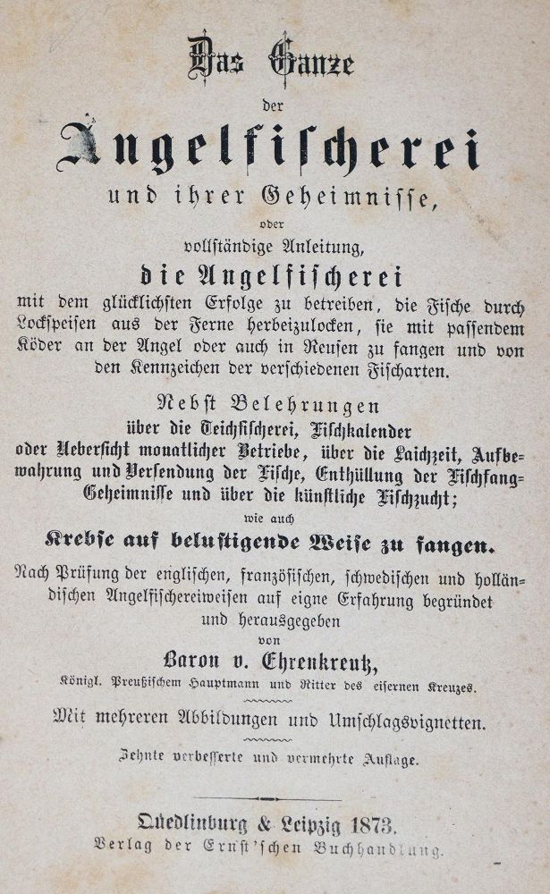 Große Abbildung Nr.1: 139-551 Ehrenkreutz,B.v.: (Jagd, Angeln)