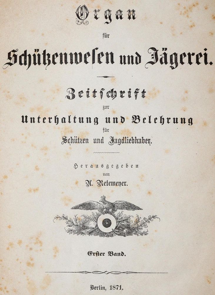 Große Abbildung Nr.3: 139-564 Retemeyer,A. (Hrsg.).: (Jagd)