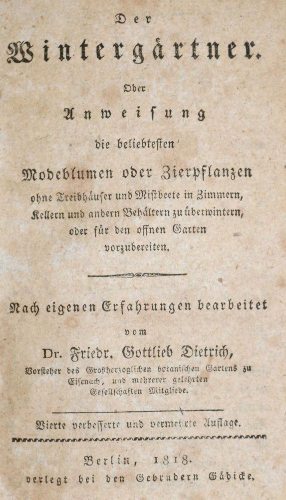 Große Abbildung Nr.1: 139-578 Dietrich,F.G.: (Küche und Haushalt, Garten)