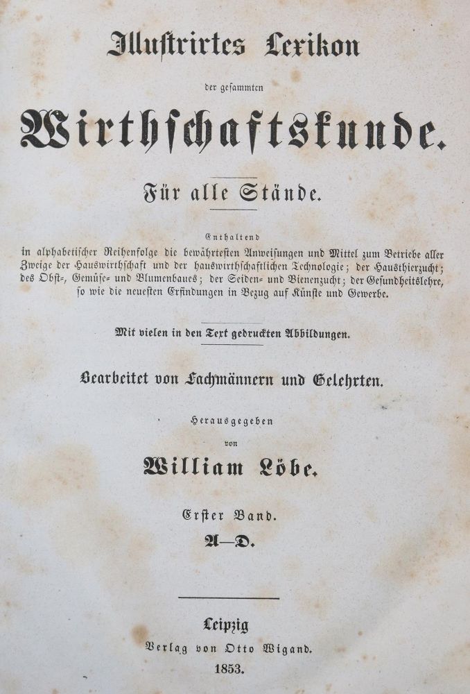 Große Abbildung Nr.1: 139-602 Illustriertes Lexikon: (Küche und Haushalt, Haushalt)