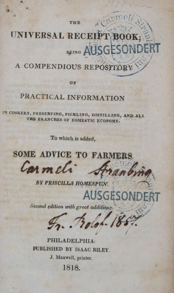 Große Abbildung Nr.1: 139-609 Homespun,P. (d.i. R.Alsop).: (Küche und Haushalt)