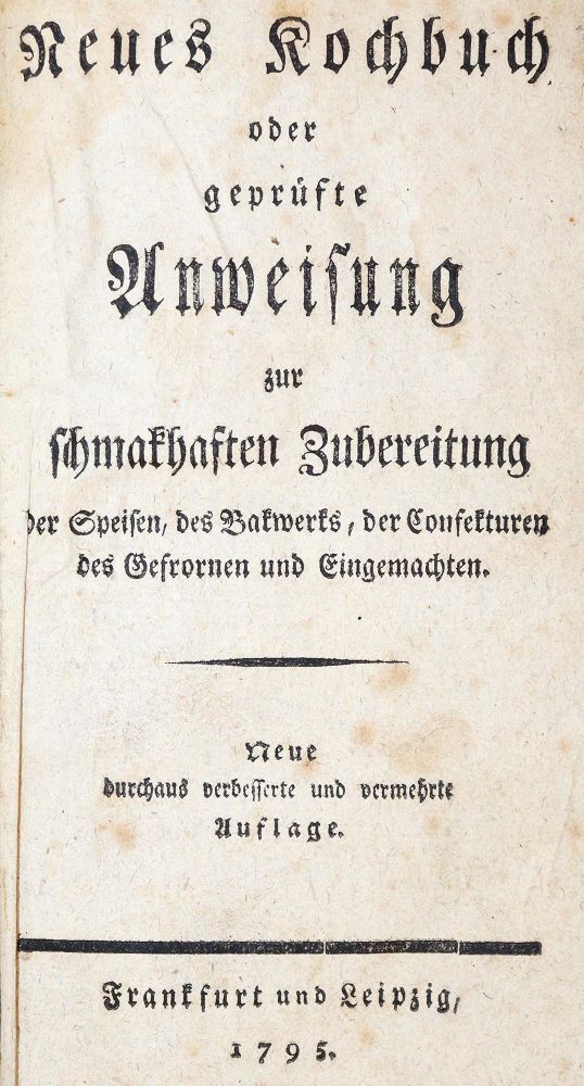 Große Abbildung Nr.1: 139-627 (Löffler,F.L.).: (Küche und Haushalt, Kochbücher)