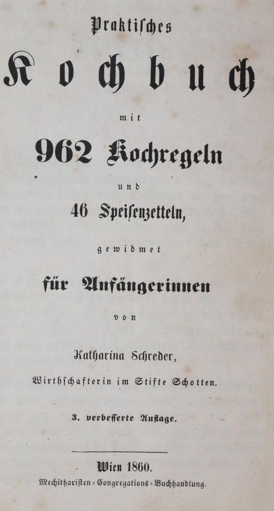 Große Abbildung Nr.1: 139-631 Sammlung: (Küche und Haushalt, Kochbücher)