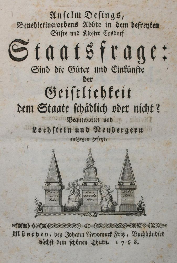 Große Abbildung Nr.1: 139-64 Desing,A.: (Alte Drucke, Handschriften und Theologie)