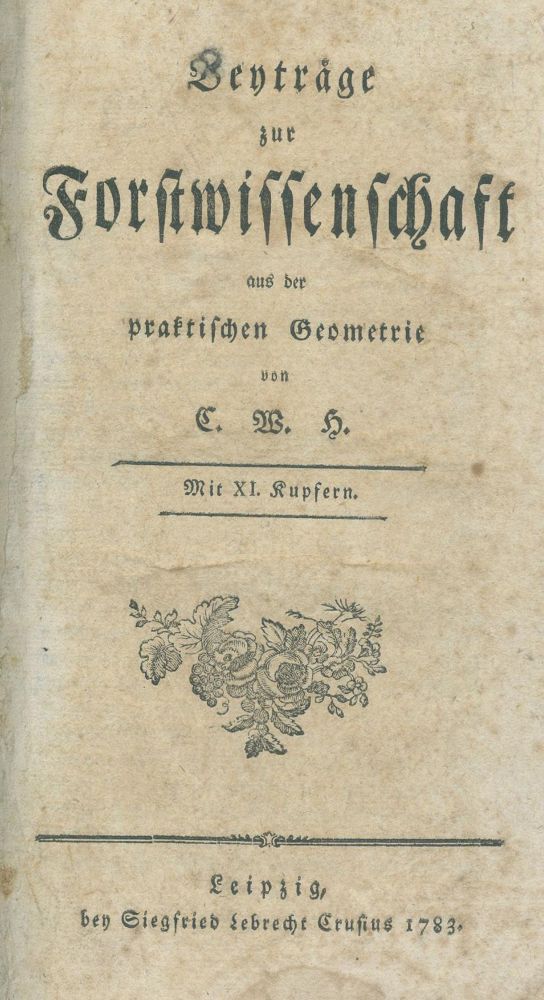 Große Abbildung Nr.1: 139-641 H(ennert),C.W.: (Land- und Forstwirtschaft, Forstwirtschaft)