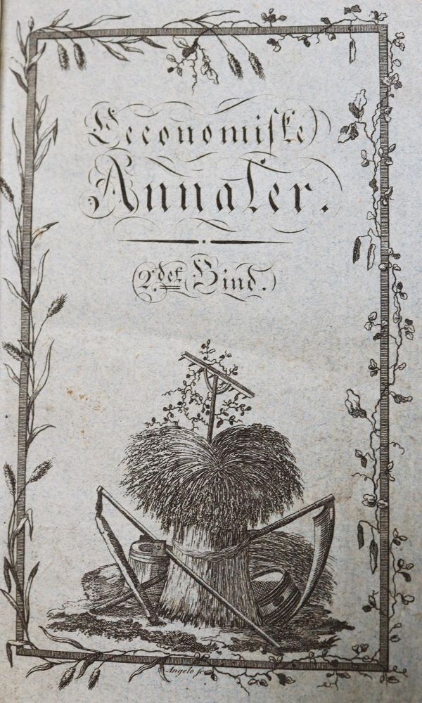 Große Abbildung Nr.1: 139-651 Oeconomiske Annaler.: (Land- und Forstwirtschaft, Haushalt)