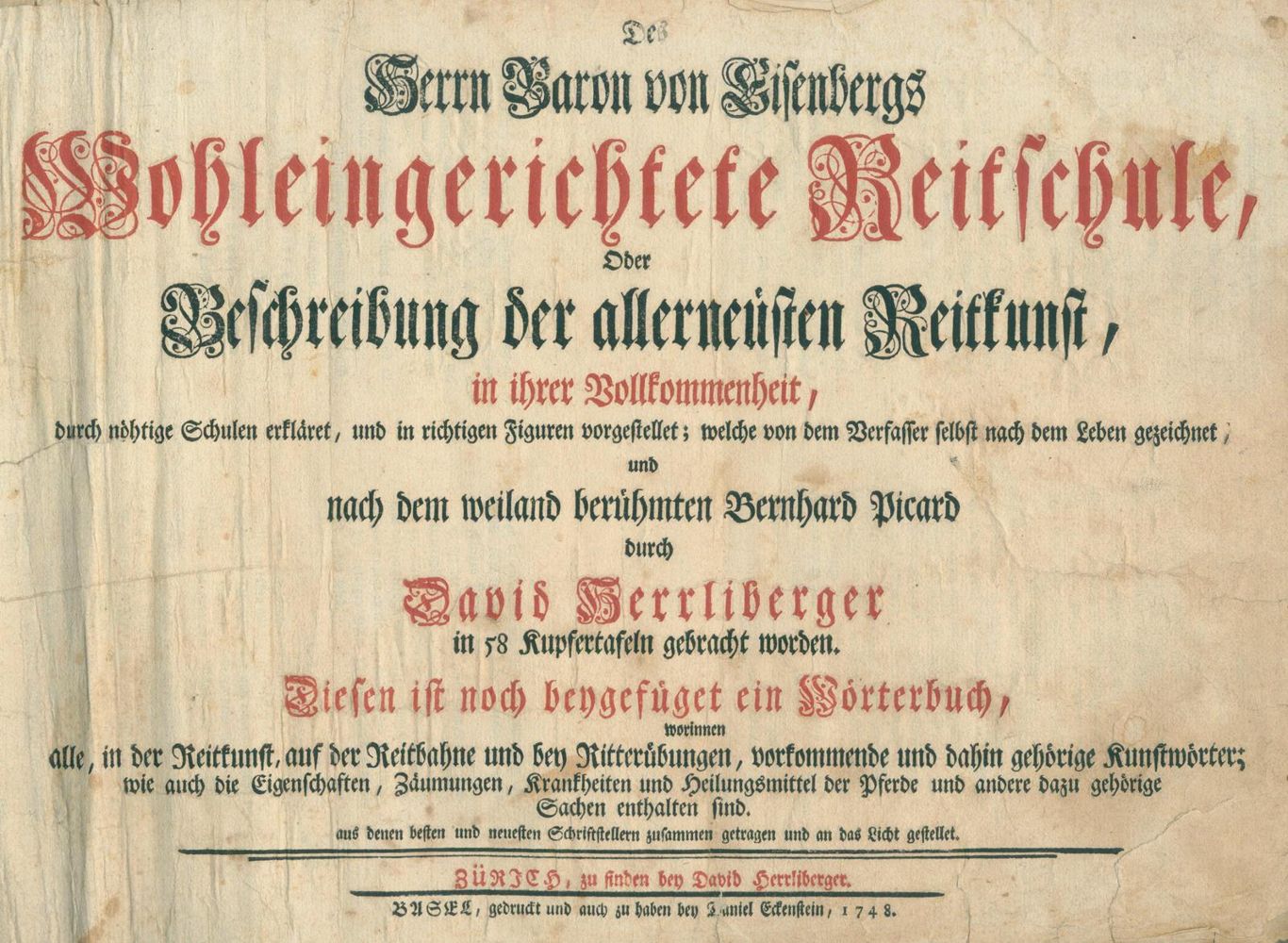 Große Abbildung Nr.1: 139-690 Eisenberg,(F.W.)v.: (Pferde)
