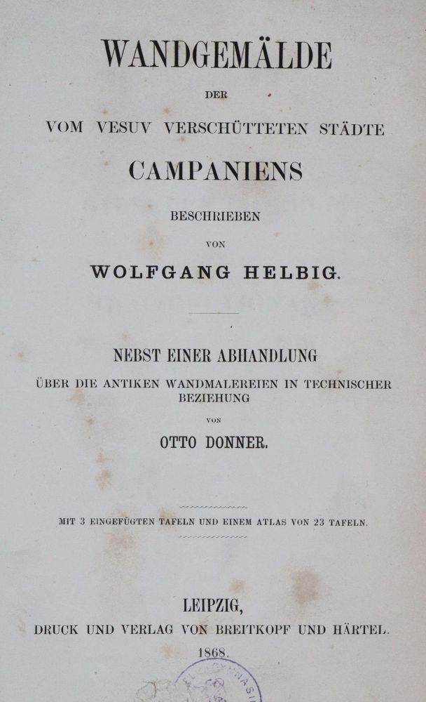 Große Abbildung Nr.1: 139-696 Helbig,W.: (Archäologie)