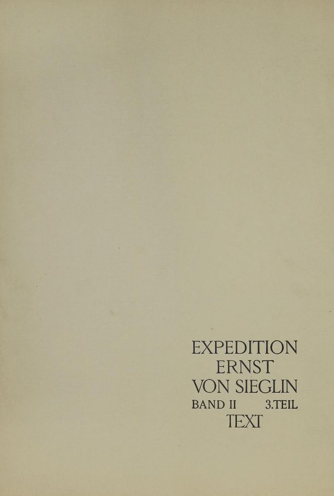 Große Abbildung Nr.2: 139-700 Sieglin,E.: (Archäologie)