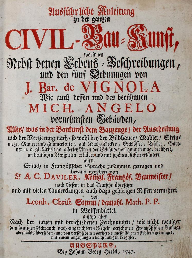 Große Abbildung Nr.1: 139-704 Aviler,A.C.de.: (Architektur)