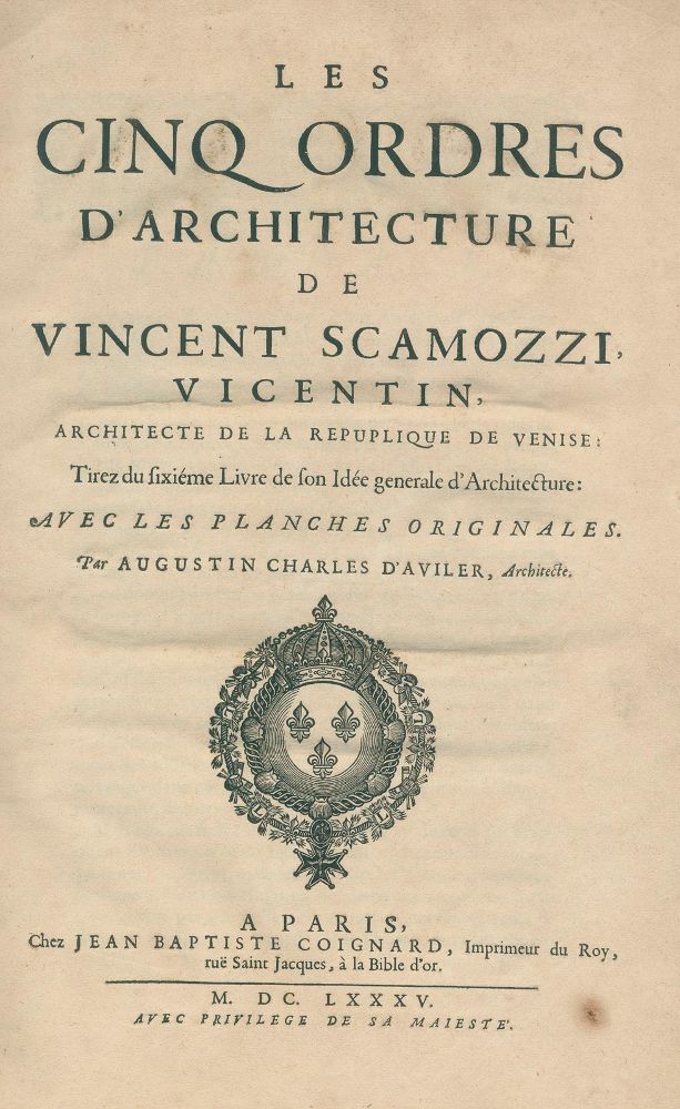 Große Abbildung Nr.1: 139-720 Scamozzi,V.: (Architektur)