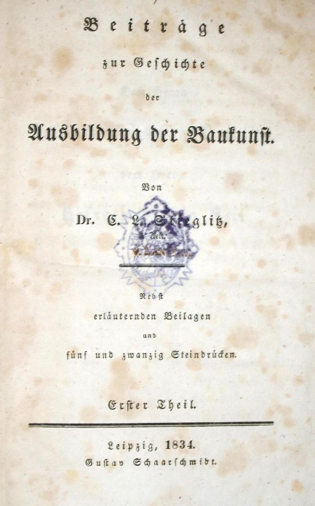 Große Abbildung Nr.1: 139-723 Stieglitz,C.L.: (Architektur)