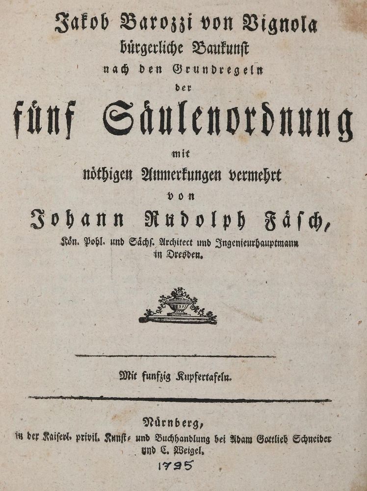 Große Abbildung Nr.2: 139-726 Vignola,J.B.v.: (Architektur)