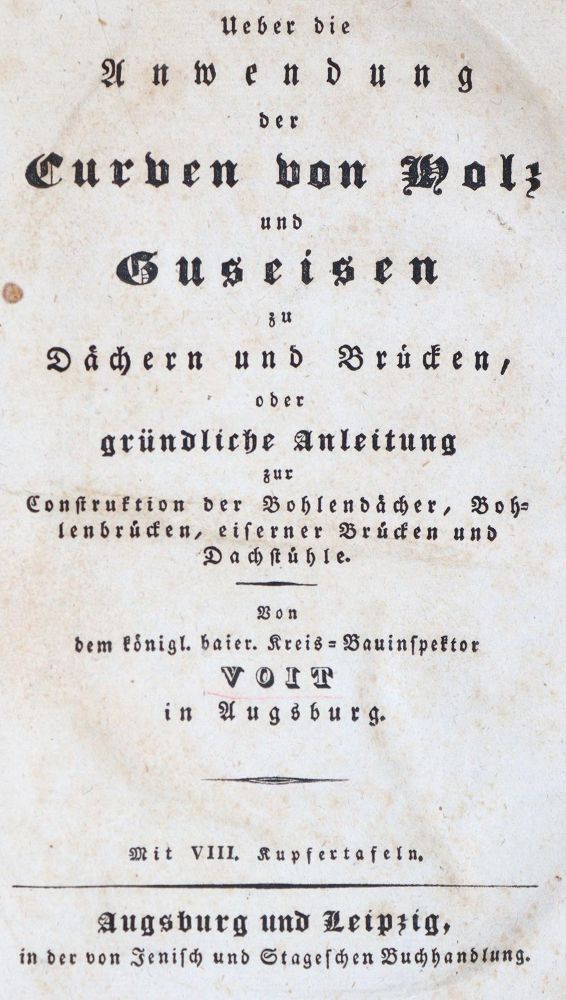 Große Abbildung Nr.1: 139-728 Voit,(J.M.v.).: (Architektur)