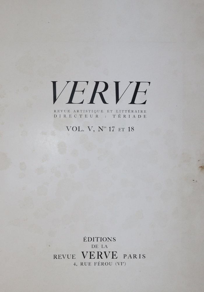 Große Abbildung Nr.3: 139-734 Verve.: (Bonnard)