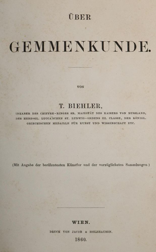 Große Abbildung Nr.1: 139-747 Biehler,T.: (Gemmen)