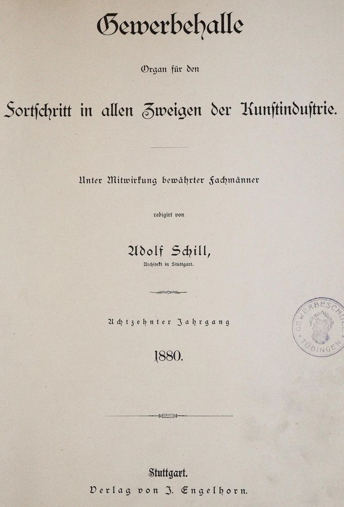 Große Abbildung Nr.2: 139-748 Gewerbehalle.: (Kunstwissenschaft)