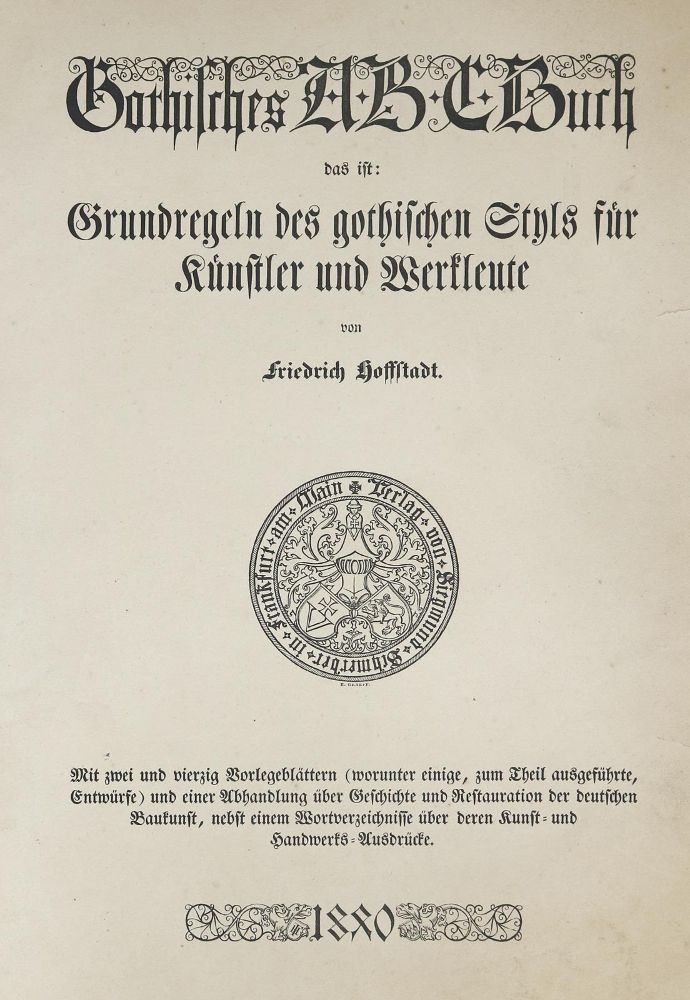 Große Abbildung Nr.2: 139-750 Hoffstadt,F.: (Gotik)