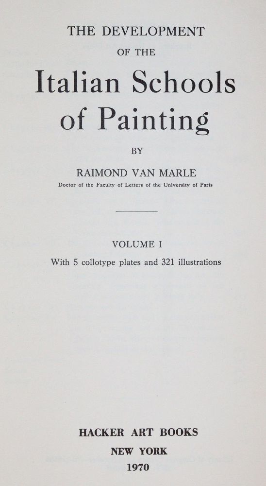Große Abbildung Nr.3: 139-766 Marle, Raimond van:: (Kunstwissenschaft)