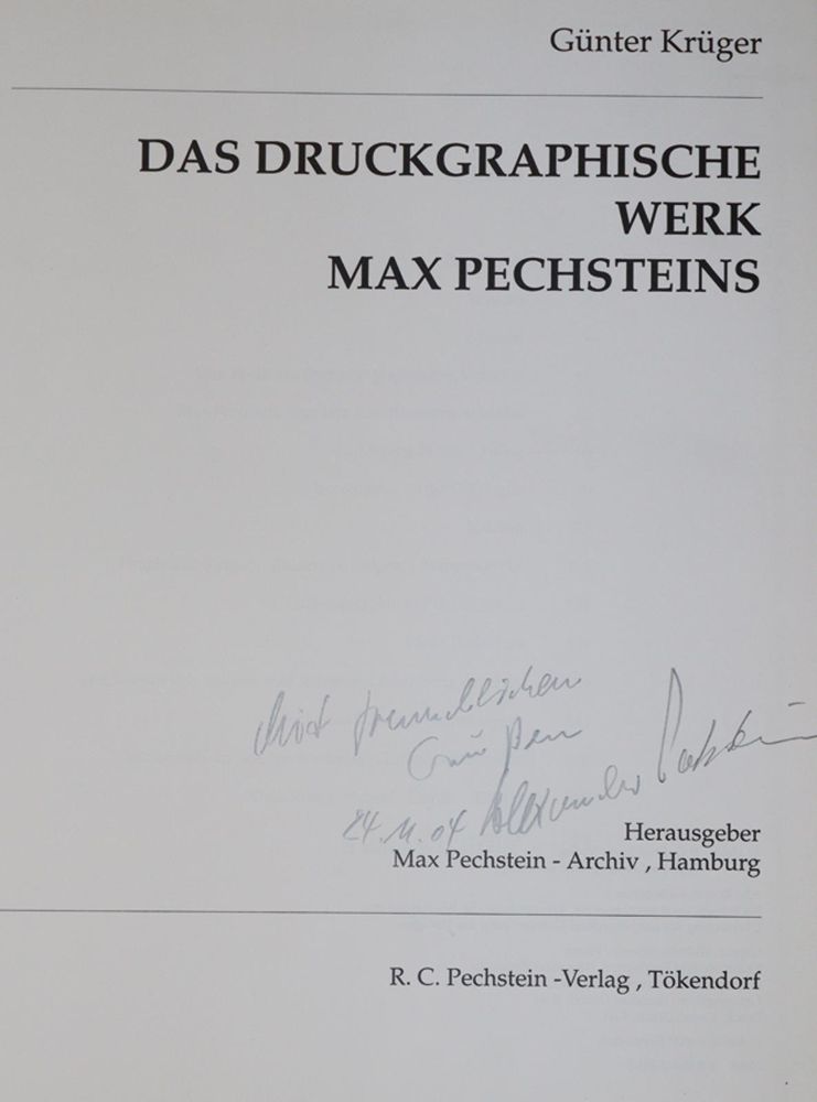 Große Abbildung Nr.1: 139-772 Krüger,G.: (Pechstein)