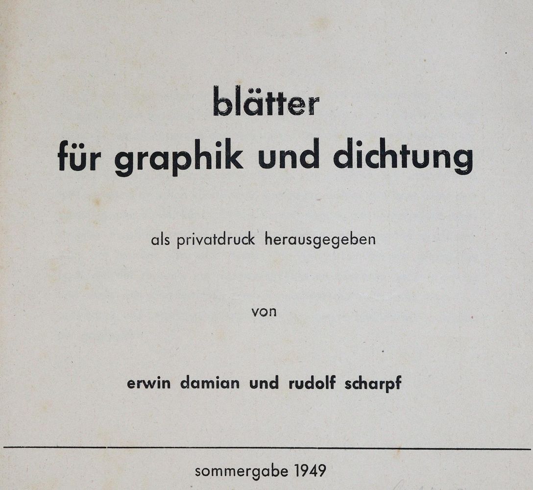 Große Abbildung Nr.2: 139-781 Damian,E. u. R.Scharpf.: (Scharpf)