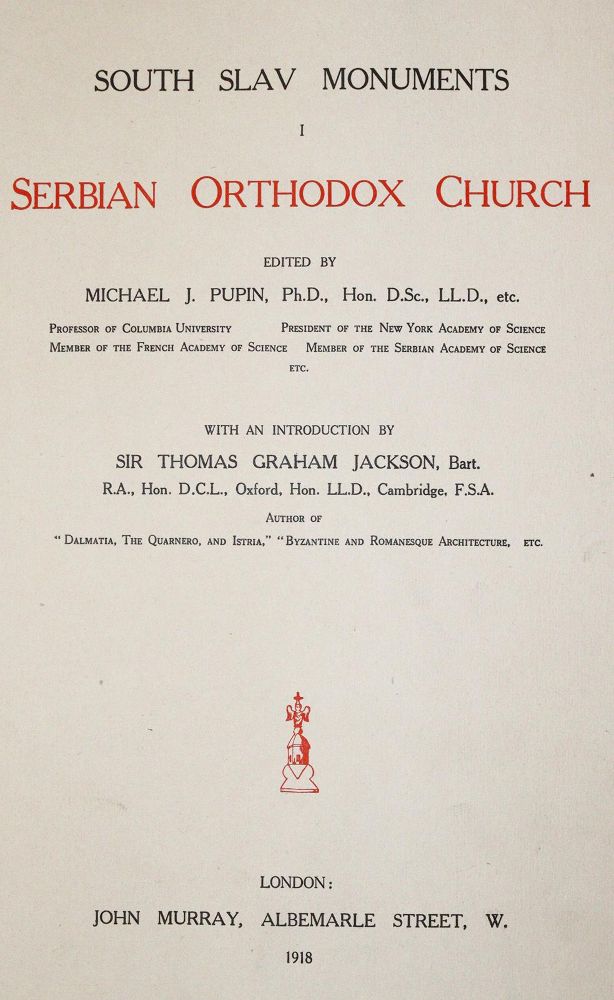 Große Abbildung Nr.3: 139-785 Pupin,M.J. (Hrsg.).: (Serbien)