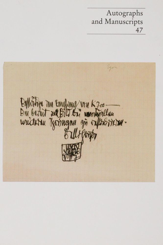 Große Abbildung Nr.1: 139-796 Autographen.: (Bibliographie und Buchwesen)