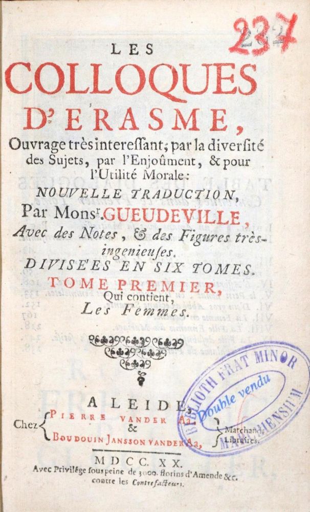 Große Abbildung Nr.2: 139-83 Erasmus Roterodamus,D.: (Alte Drucke, Handschriften und Theologie)