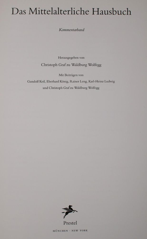 Große Abbildung Nr.1: 139-831 Mittelalterliche Hausbuch, Das,: (Faksimile)
