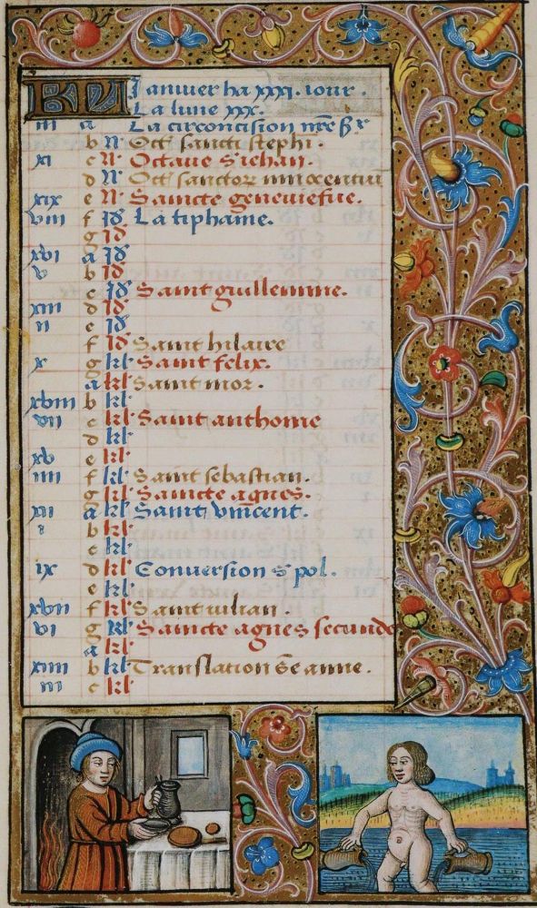 Große Abbildung Nr.1: 139-836 Stundenbuch Codex Barb. lat. 487: (Faksimile)