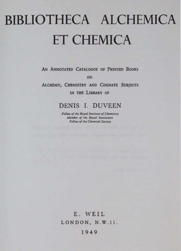 Große Abbildung Nr.3: 139-843 Duveen,D.I.: (Grenzwissenschaften und Okkultismus)