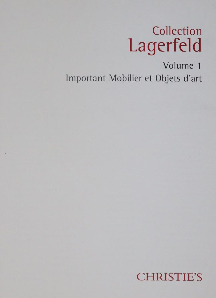 Große Abbildung Nr.2: 139-850 Lagerfeld,K.: (Kataloge)