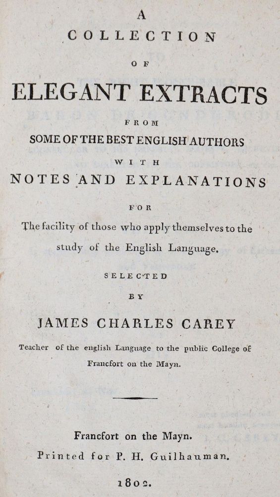 Große Abbildung Nr.1: 139-854 Carey,J.C.: (Lexika - Wörterbücher - Sprachwissenschaften)