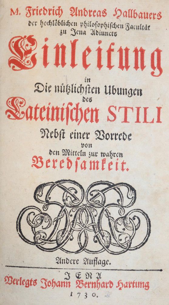Große Abbildung Nr.1: 139-857 Hallbauer,F.A.: (Lexika - Wörterbücher - Sprachwissenschaften)