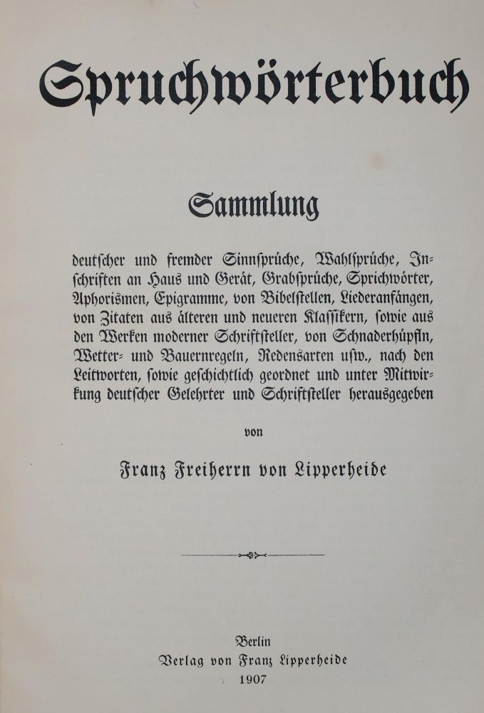 Große Abbildung Nr.1: 139-862 Sammlung: (Lexika - Wörterbücher - Sprachwissenschaften)