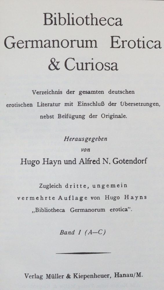 Große Abbildung Nr.1: 139-877 Sammlung: (Bibliographie und Buchwesen)