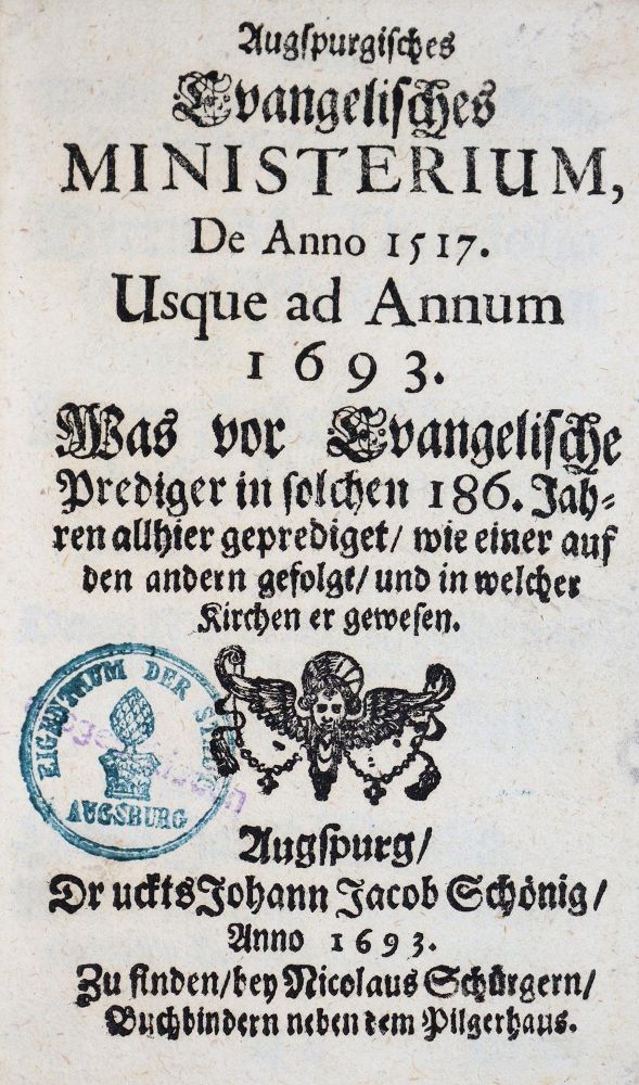 Große Abbildung Nr.1: 139-9 (Neumeister,E.).: (Augsburg)