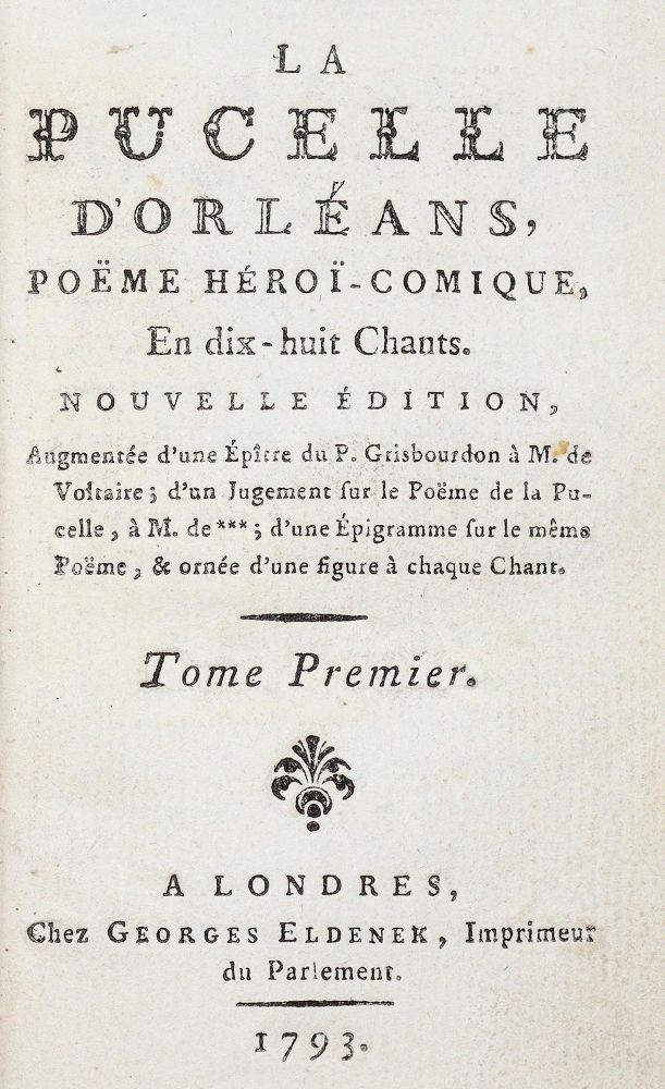 Große Abbildung Nr.1: 139-904 Voltaire (d.i. F.M.Arouet).: (Erotika - Galantes)
