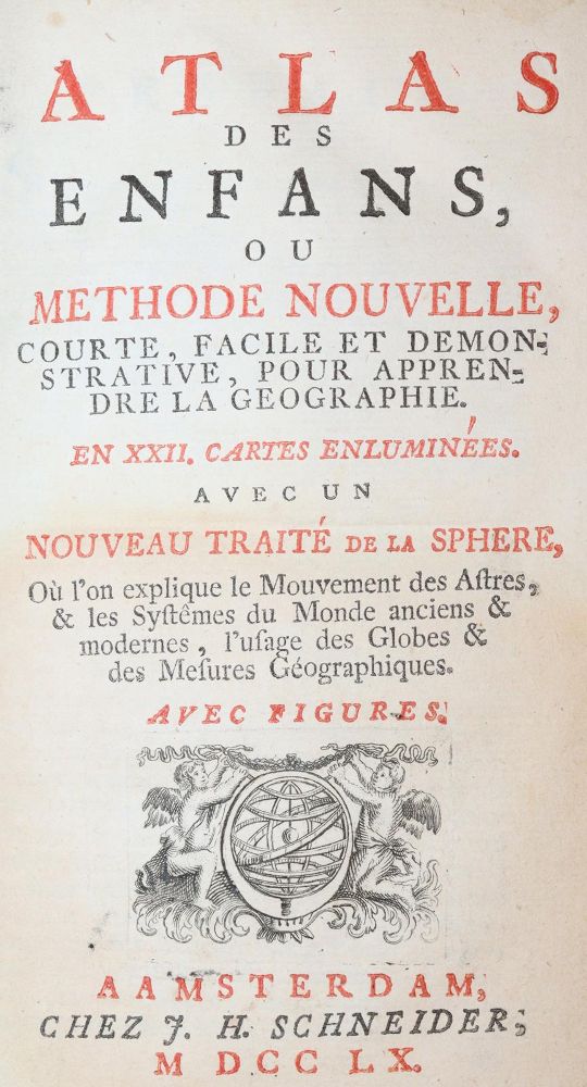 Große Abbildung Nr.1: 139-928 Atlas des enfans,: (Kinder- und Jugendbücher)