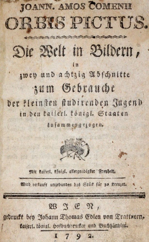 Große Abbildung Nr.1: 139-966 Comenius,J.A.: (Orbis Pictus)