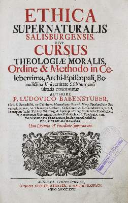 Bild Nr.1: 139-10 Babenstuber,L.: (Alte Drucke, Handschriften und Theologie)