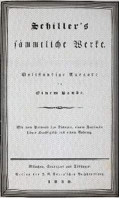 Bild Nr.5: 139-1038 Schiller,F.: (Einband)